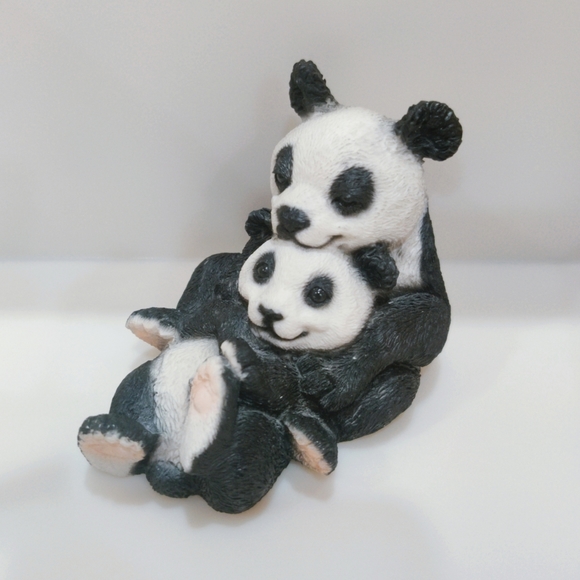 Vintage Castagna Panda Lovers Figurine - Picture 1 of 9